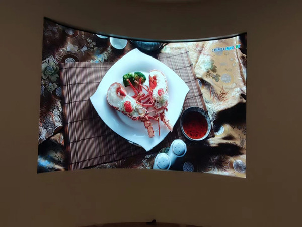 灵璧室内P2.5弧形LED屏